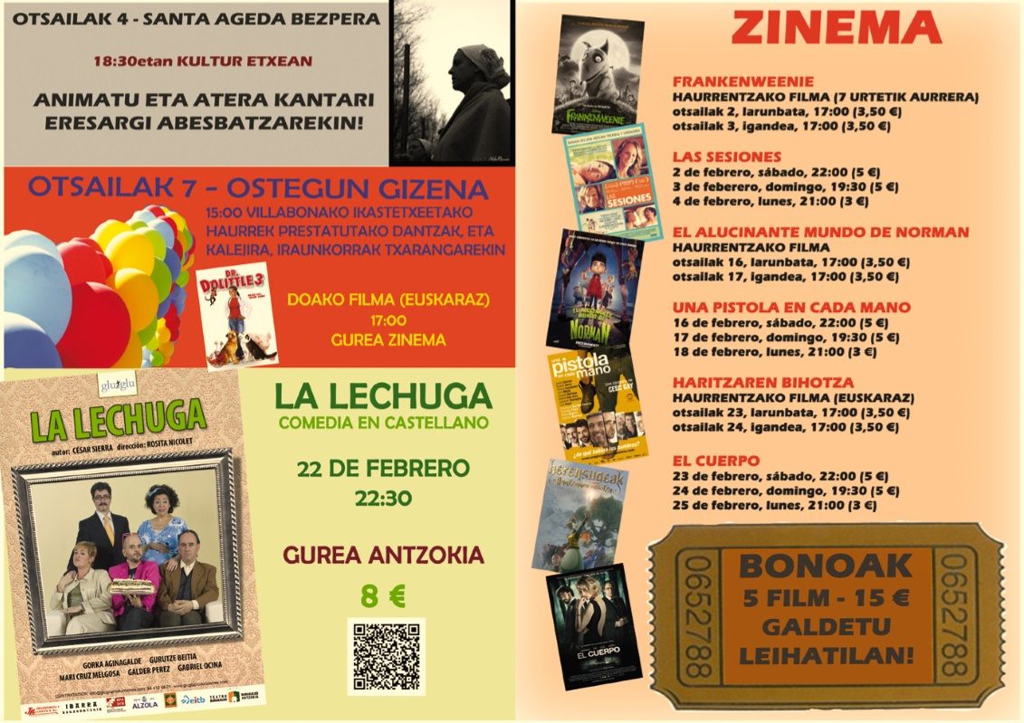 AGENDA OTSAILA VILLABONA
