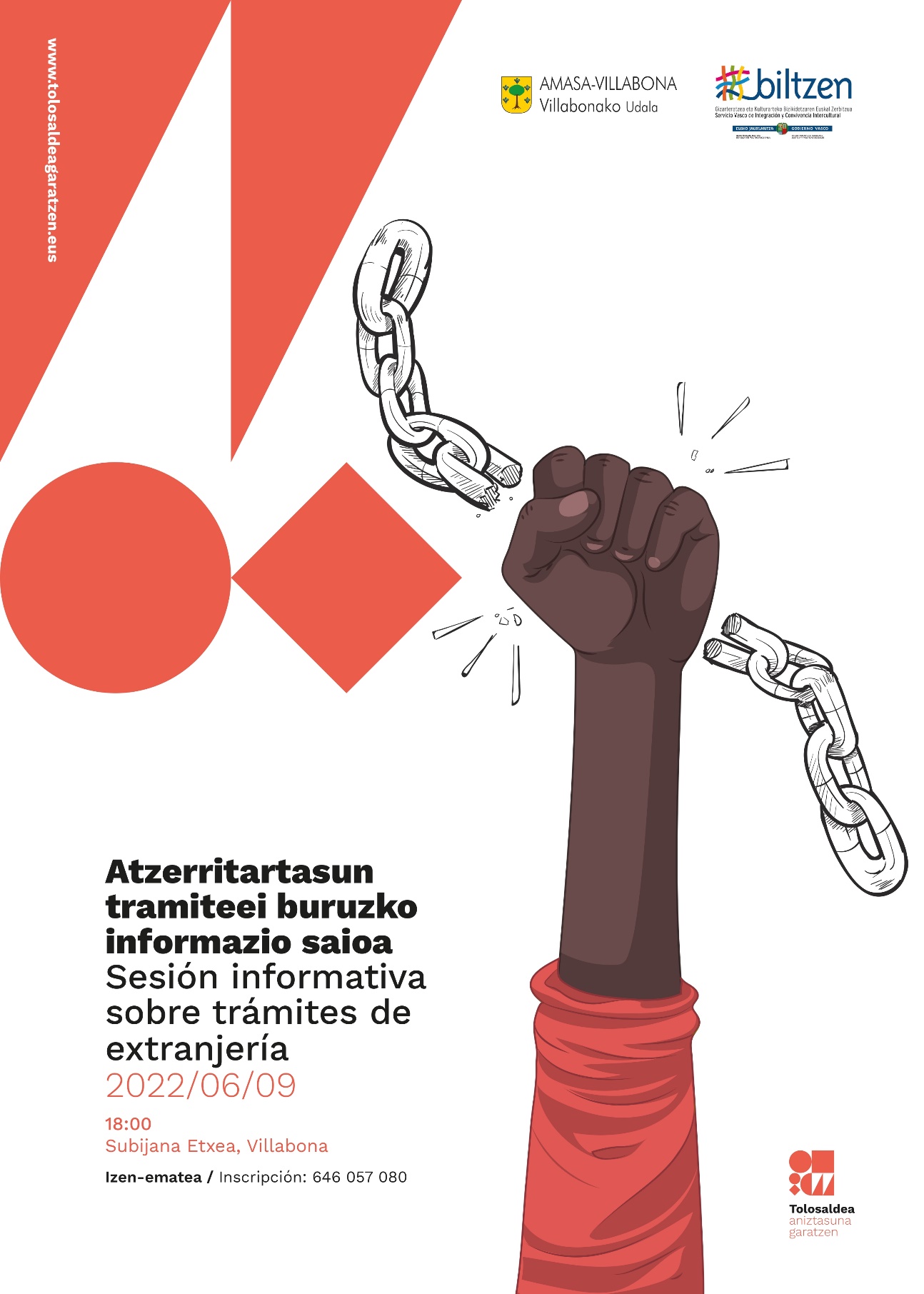 Atzerritartasun tramiteak ekaina
