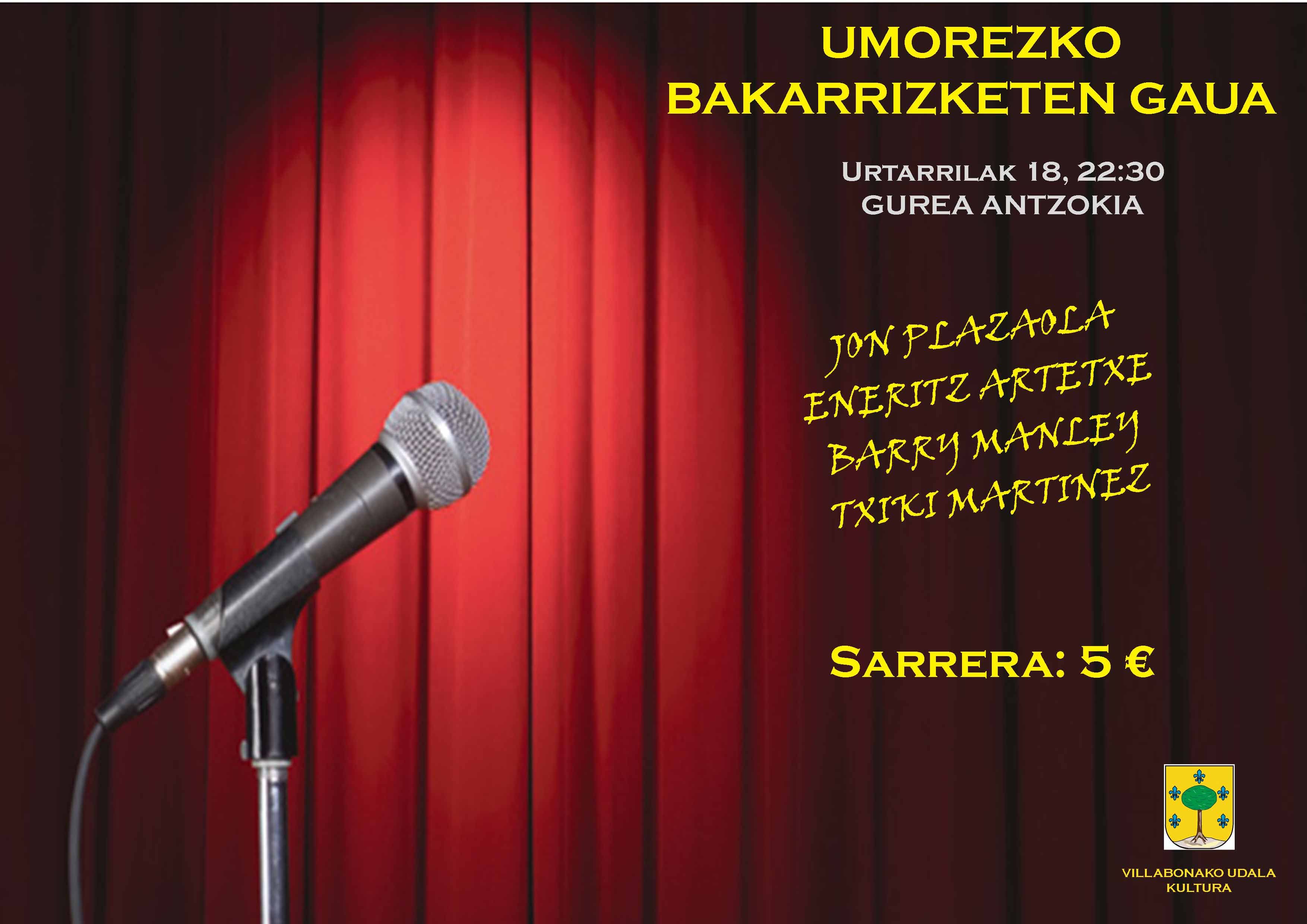 Bakarrizketak kartela