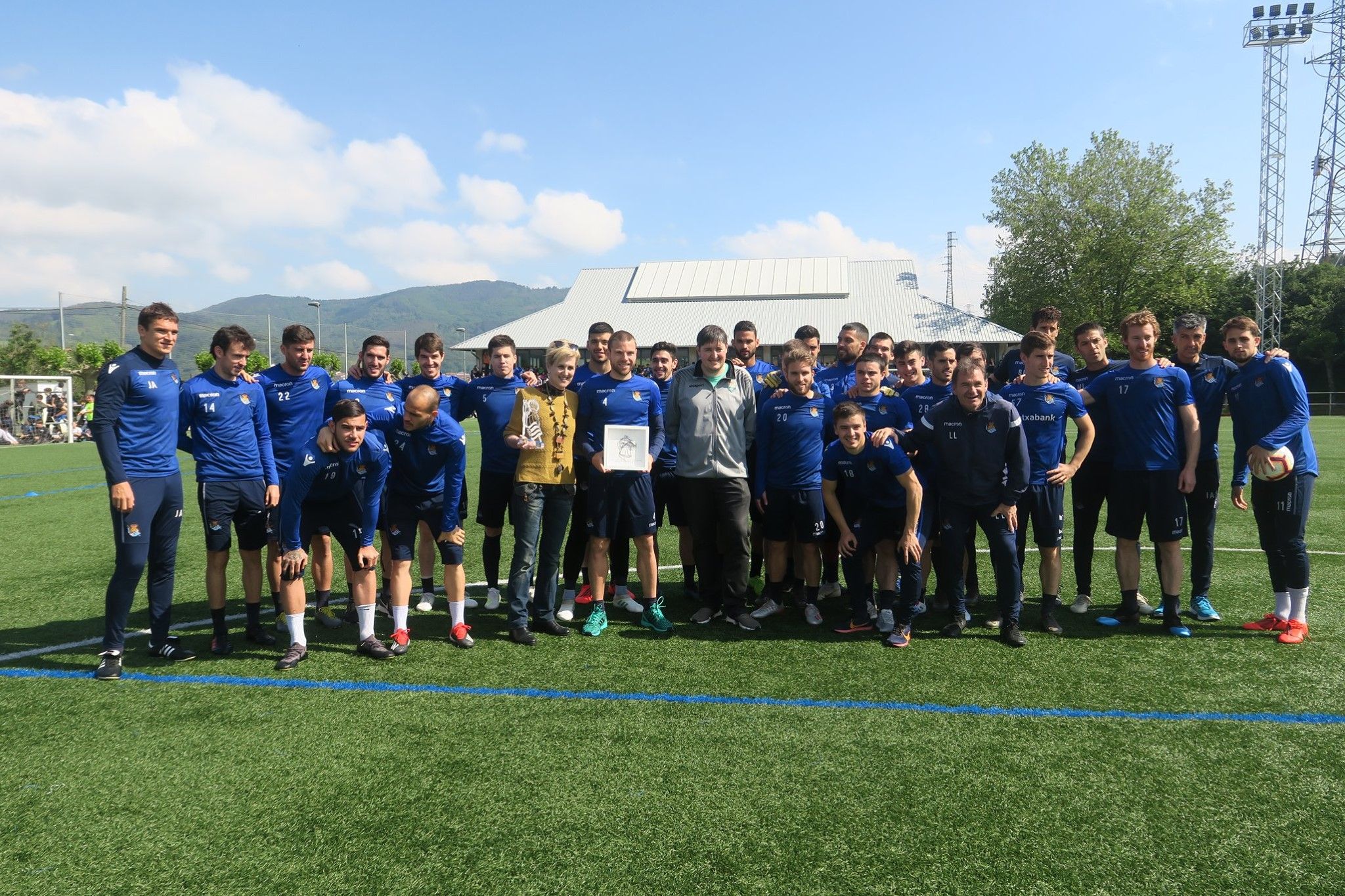 Reala entrenamendua maiterekin